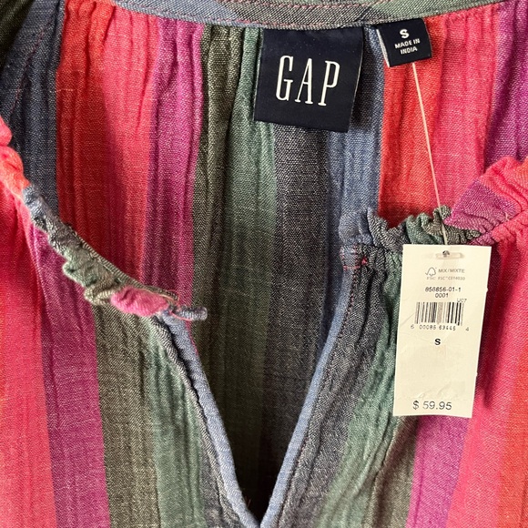 👚 GAP breezy gauze shirt Size Small - Picture 2 of 2